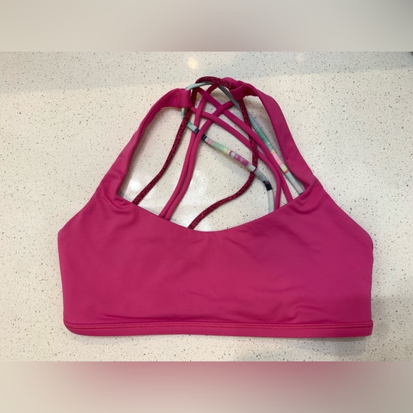 lululemon athletica Other - Lululemon Free To Be Mini Hot Pink Sports Bra 6